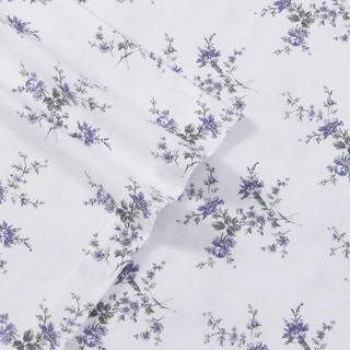 Thumbnail 20: Laura Ashley Laura Ashley Jessika Floral Cotton Flannel Sheet Set 