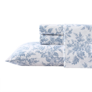 Thumbnail 1: Laura Ashley Laura Ashley Vanessa Cotton Flannel Sheet Set 