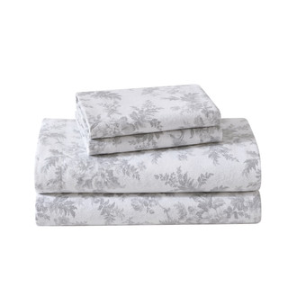 Thumbnail 5: Laura Ashley Laura Ashley Vanessa Cotton Flannel Sheet Set 