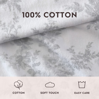 Thumbnail 35: Laura Ashley Laura Ashley Vanessa Cotton Flannel Sheet Set 