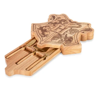 Thumbnail 3: Harry Potter Harry Potter Hogwarts Crest 4 Pc. Parawood Cheese Set 