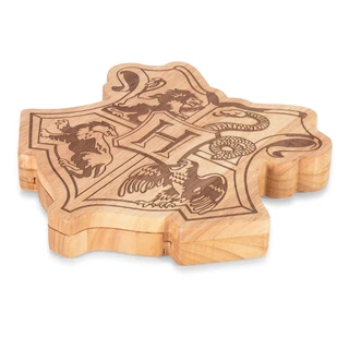 Thumbnail 4: Harry Potter Harry Potter Hogwarts Crest 4 Pc. Parawood Cheese Set 