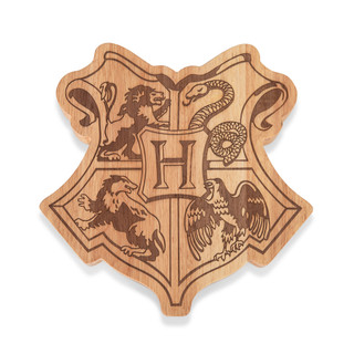 Thumbnail 1: Harry Potter Harry Potter Hogwarts Crest 4 Pc. Parawood Cheese Set 