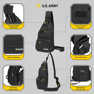 Thumbnail 13: US ARMY U.S. Army DELTA High Performance Tactical Sling Bag 