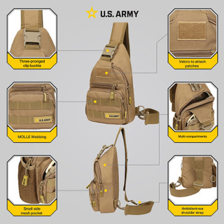 Thumbnail 13: US ARMY U.S. Army DELTA High Performance Tactical Sling Bag 