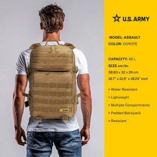 Thumbnail 17: US ARMY U.S. Army ASSAULT High Performance Tactical Backpack 
