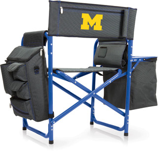 Thumbnail 1: Michigan Wolverines Michigan Wolverines Fusion Chair by Picnic Time 
