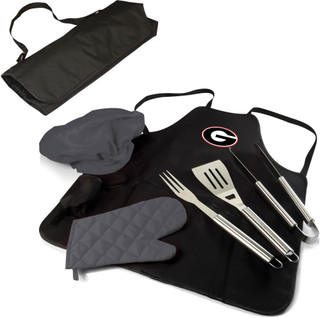Thumbnail 4: Georgia Bulldogs Georgia Bulldogs NCAA BBQ Apron Tote Pro 