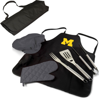 Thumbnail 2: Michigan Wolverines Michigan Wolverines NCAA BBQ Apron Tote Pro  