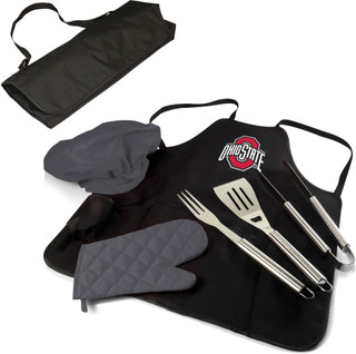 Thumbnail 2: Ohio State Buckeyes Ohio State Buckeyes NCAA  BBQ Apron Tote Pro 