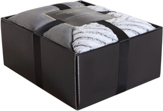 Thumbnail 4: Christian Siriano NY Christian Siriano NY Chevron Faux Fur Throw 