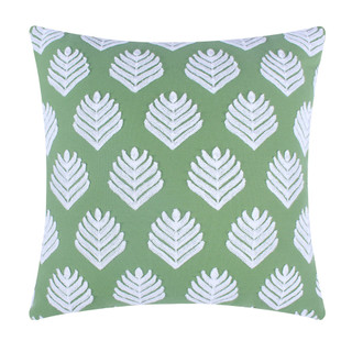Thumbnail 2: Coastal Home Coastal Home 18x18 Evora Crewel Decorative Pillow 