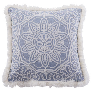 Thumbnail 2: Levtex Home Levtex Home Bennett Embroidered Fringe Pillow 