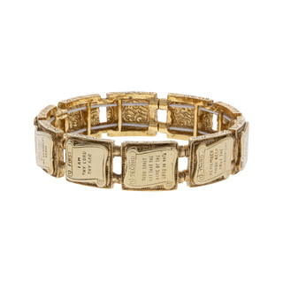 Thumbnail 2: SYMBOLS OF FAITH Ten Commandments Stretch Bracelet 