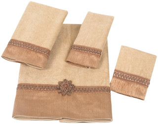 Thumbnail 4: AVANTI Avanti Rattan Braided Cuff Towel Collection 