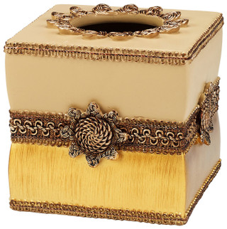 Thumbnail 1: AVANTI Avanti Braided Medallion Tissue Box Cover 