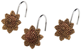Thumbnail 1: AVANTI Avanti Braided Medallion 12-pc. Shower Hooks 