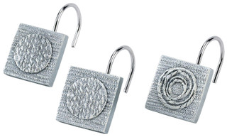 Thumbnail 1: AVANTI Avanti Galaxy 12-pc. Shower Curtain Hooks 