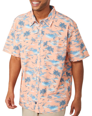 Thumbnail 6: Salt Life Salt Life Mens Sea Escape Button Down Shirt 