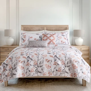Thumbnail 8: Zest Kitchen + Home Zest Home + Kitchen Bradburry Blooms Leaf Print Pillow 