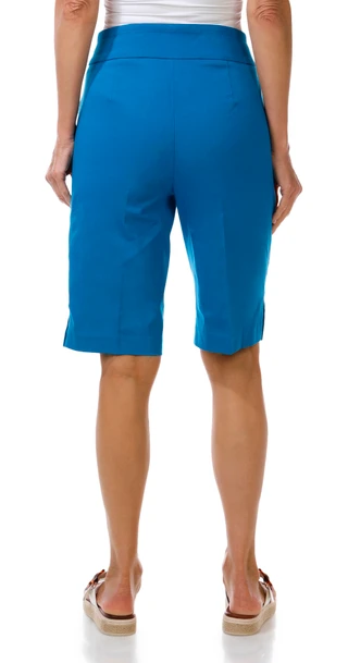 Thumbnail 3: Coral Bay Women's Pearl Button Hem Shorts 