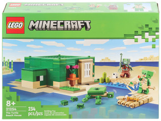 Thumbnail 1: LEGO® LEGO 21254 Kids Minecraft Turtle Beach House Set 