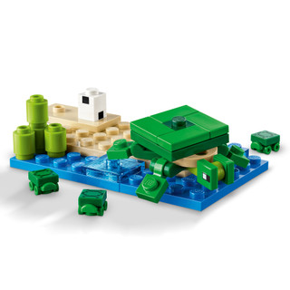 Thumbnail 7: LEGO® LEGO 21254 Kids Minecraft Turtle Beach House Set 