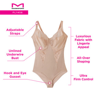 Thumbnail 8: Maidenform Womens Bodyshaper with Lace Detail 