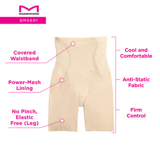 Thumbnail 8: Maidenform Womens Firm Foundations High Waist Thigh Slimmer 