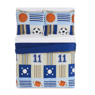 Thumbnail 15: My World My World Kids Sports Comforter Set 