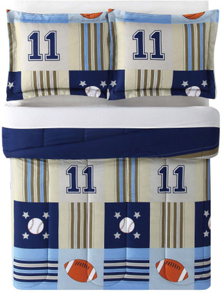 Thumbnail 6: My World My World Kids Sports Comforter Set 