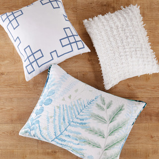 Thumbnail 4: Zest Kitchen + Home Zest Kitchen + Home 18x18 Emerald Isle Geo Pillow 