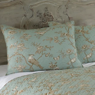 Thumbnail 12: Levtex Home Lyon Teal Reversible Quilt & Sham Set 