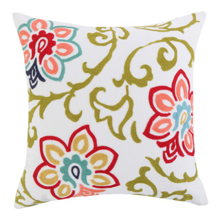 Thumbnail 2: Levtex Home Clementine Embroidered Floral Decorative Pillow 