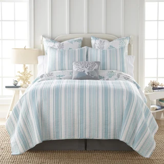 Thumbnail 3: Levtex Home Cape Coral Reversible Quilt & Sham Set 