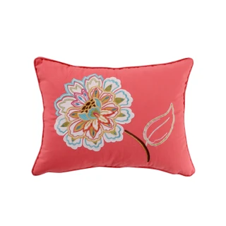 Thumbnail 2: Levtex Home Sophia Applique Flower Embroidered Decorative Pillow 