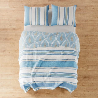 Thumbnail 20: Levtex Home Levtex Home Blue Maui Quilt & Sham Set 
