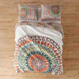 Thumbnail 12: Levtex Home Mirage Orange Reversible Quilt & Sham Set 