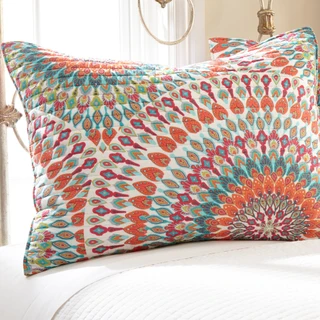 Thumbnail 6: Levtex Home Mirage Orange Reversible Quilt & Sham Set 