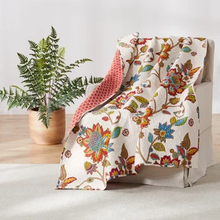 Thumbnail 2: Levtex Home Clementine Reversible Quilted Throw 