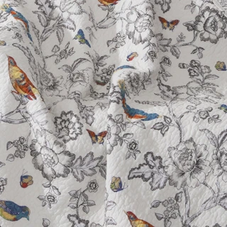 Thumbnail 6: Levtex Home Mockingbird Reversible Quilted Throw 