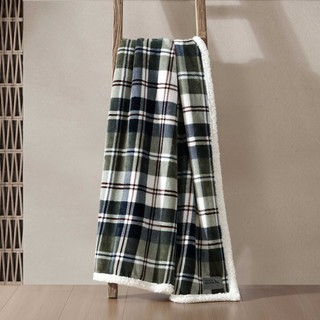 Thumbnail 6: Eddie Bauer Trailhead Plaid Reversible Throw 