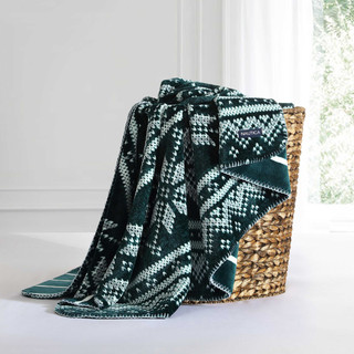 Thumbnail 2: Nautica Fairisle Texture Reversible Throw 