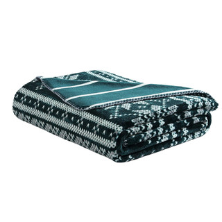 Thumbnail 4: Nautica Fairisle Texture Reversible Throw 