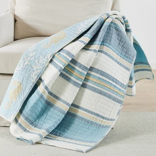 Thumbnail 2: Levtex Home Kailua Reversible Quilted Throw 