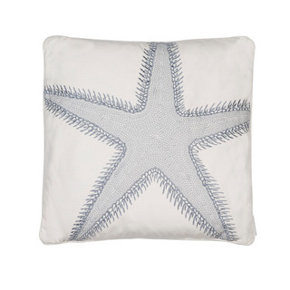 Thumbnail 2: Levtex Home Bart Stripe Embroidered Starfish Decorative Pillow 