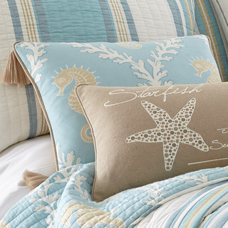 Thumbnail 4: Levtex Home Kailua Quilted Tassel Decorative Pillow 