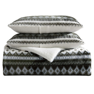 Thumbnail 28: Eddie Bauer Shelton Fair Isle Reversible Comforter-Sham Set 