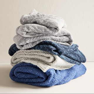 Thumbnail 8: TOMMY BAHAMA Treillage Wool Knit Reversible Throw 