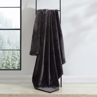 Thumbnail 8: Eddie Bauer Ultra Lux Plush Solid Reversible Throw 